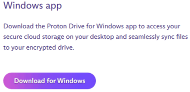 Proton Drive Windows 001