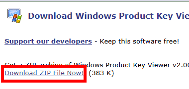 Windows ProductKey Viewer 2.0 001